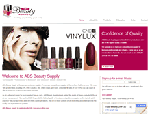 Tablet Screenshot of absbeauty.com